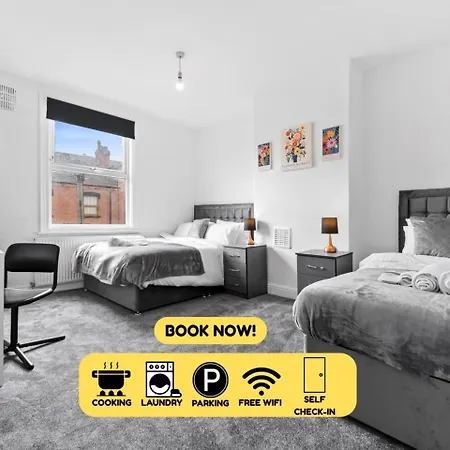 Apartment Spacious Sleeps 6 With Free Street Parking